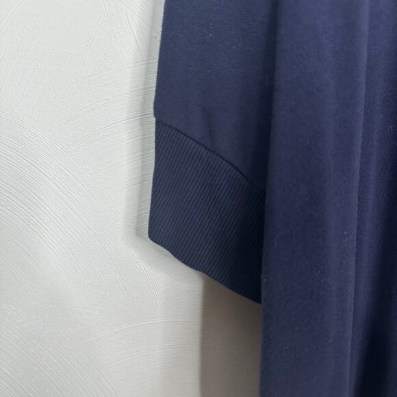 Universal Thread Aimee Liquid Jersey Rib Hem Tee Navy - Picture 8 of 8